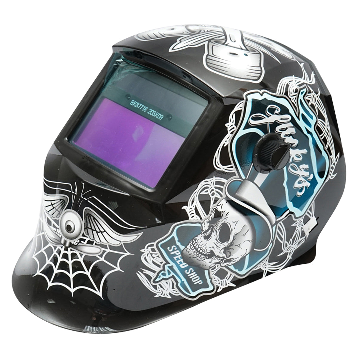 Breckner Germany Automatic Welding Mask Black Skeleton